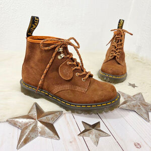 Dr. Martens 101 Made in England Ben Suede Ankle Boots Tan Repello size 7 UK